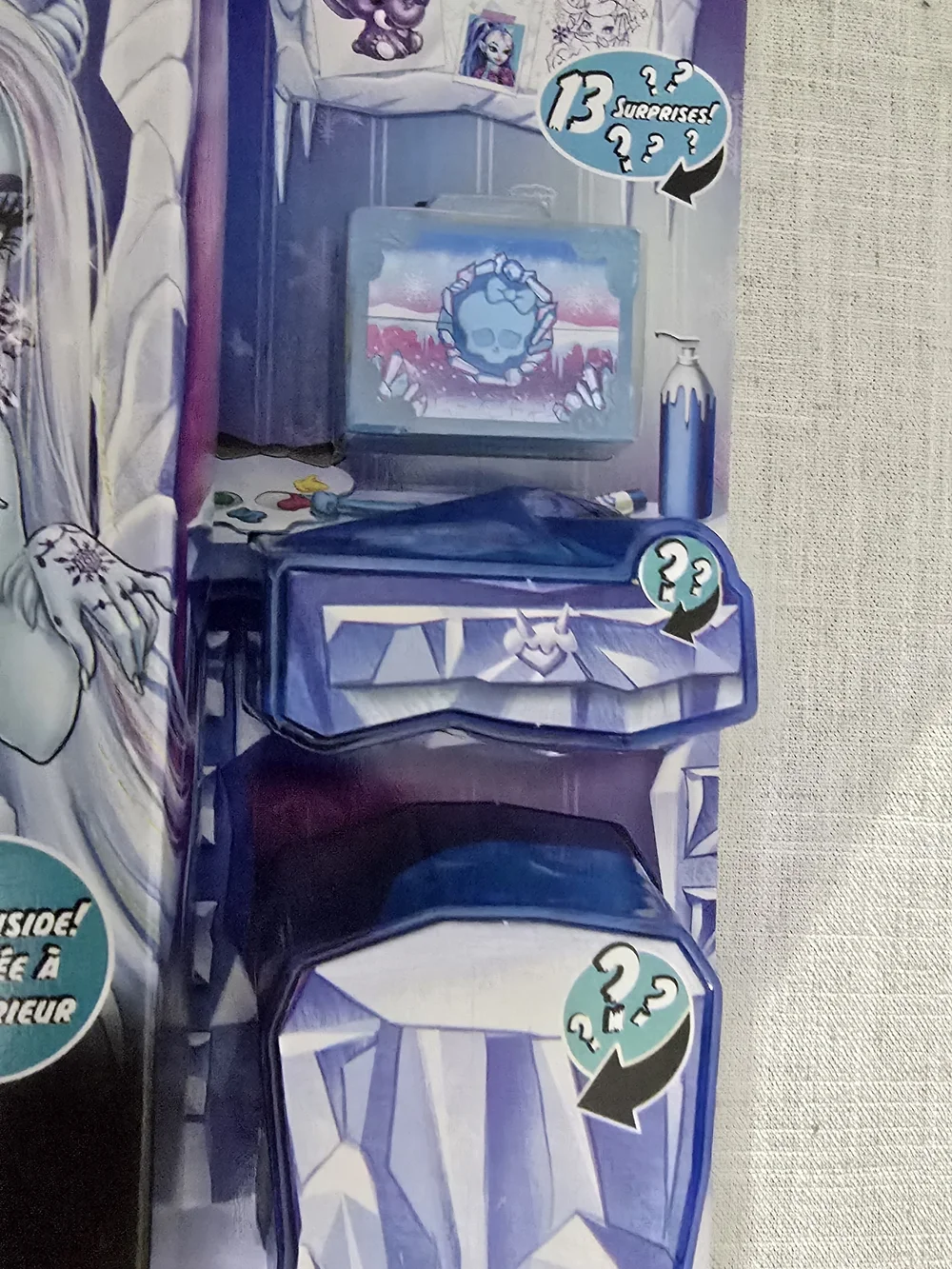 Monster High Self-Scare Secrets Abbey Bominable Fashion Doll with 13 Accessories